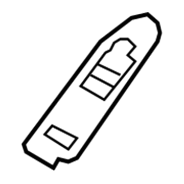 15867896 GM Switch Bezel, Passenger Side Illustration 1 of 1