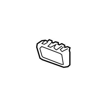 84266748 GM Step Bar Front Cap, Passenger Side Illustration 1 of 1