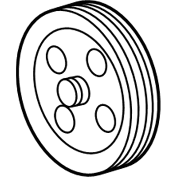 GM 12686386 Pulley 12686386 GM Pulley Illustration 1 of 1