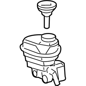 GM 22768353 Reservoir 22768353 GM Reservoir Illustration 1 of 1