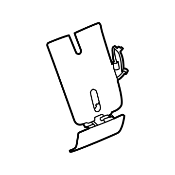 GM 84763291 Seat Back Heater, Front Passenger Side 84763291 GM Seat Back Heater, Front Passenger Side Illustration 1 of 1