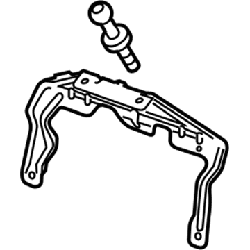 GM 22832993 Outlet Duct Bracket 22832993 GM Outlet Duct Bracket Illustration 1 of 1