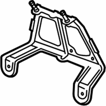 GM 15950819 Outlet Duct Bracket 15950819 GM Outlet Duct Bracket Illustration 1 of 1