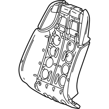 Cadillac 85074001 Seat Back Pad