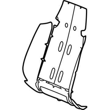GM 85029262 Heater Assembly-Rear Seat Back 85029262 GM Heater Assembly-Rear Seat Back Illustration 1 of 1