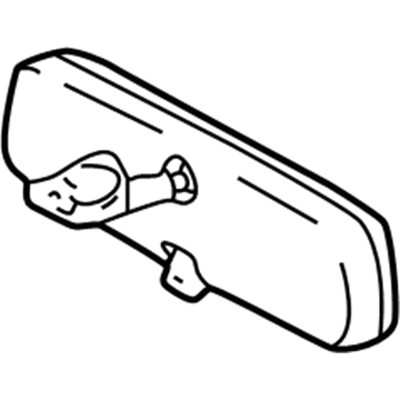 Pontiac Vibe Side View Mirrors - 88969916
