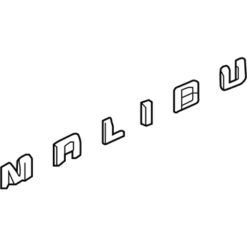 23125916 GM Nameplate, Front Illustration 1 of 1