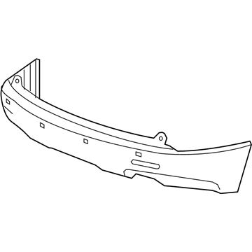 GM 15933986 Bumper Cover 15933986 GM Bumper Cover Illustration 1 of 1