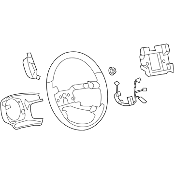 Buick 25835706 Steering Wheel