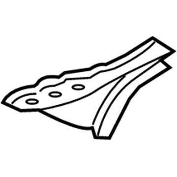 GM 22766781 Heat Shield, Passenger Side 22766781 GM Heat Shield, Passenger Side Illustration 1 of 1