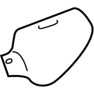 GM 13312202 Heat Shield, Passenger Side 13312202 GM Heat Shield, Passenger Side Illustration 1 of 1