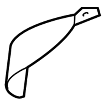 GM 13247824 Heat Shield, Driver Side 13247824 GM Heat Shield, Driver Side Illustration 1 of 1