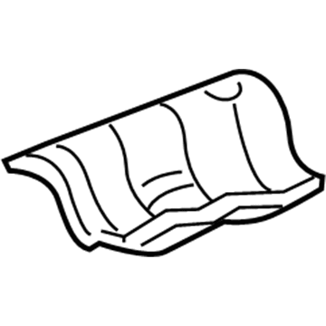GM 13238806 Heat Shield, Rear 13238806 GM Heat Shield, Rear Illustration 1 of 1
