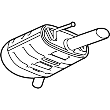 Buick 13311784 Muffler