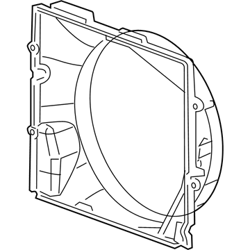 Cadillac 89022523 Fan Shroud
