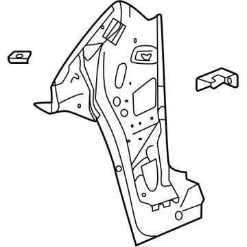 Chevy 26511875 Hinge Pillar Reinforcement
