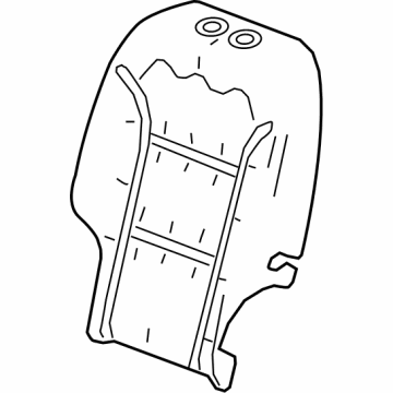 GM 84305978 Seat Back Pad, Rear 84305978 GM Seat Back Pad, Rear Illustration 1 of 1