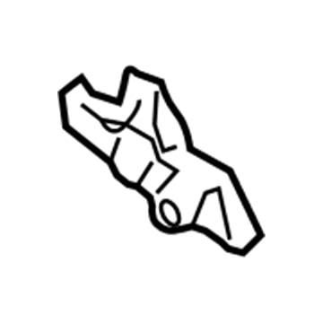 GM 15232755 Bumper Cover Bracket, Passenger Side 15232755 GM Bumper Cover Bracket, Passenger Side Illustration 1 of 1