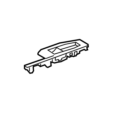 GM 84363374 Switch Panel, Black, Front Driver Side 84363374 GM Switch Panel, Black, Front Driver Side Illustration 1 of 1