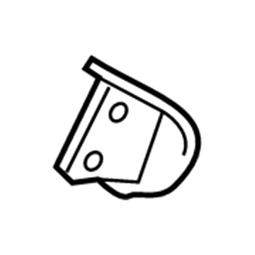GM 23197103 Fender Upper Bracket, Front Driver Side 23197103 GM Fender Upper Bracket, Front Driver Side Illustration 1 of 1