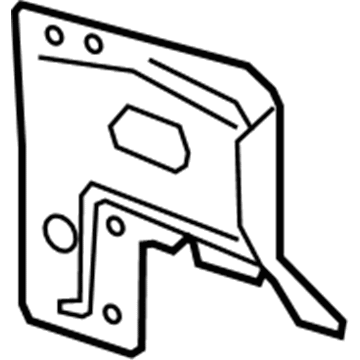 23116641 GM Gusset, Front Passenger Side Illustration 1 of 1