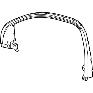 GM 26401243 Molding, Front Door Belt Trim Finish & Window Garnish 26401243 GM Molding, Front Door Belt Trim Finish & Window Garnish Illustration 1 of 1