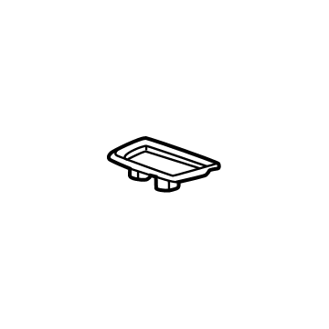 26400729 GM Liner-Front Side Door Pull Cup *Jet Black Illustration 1 of 1