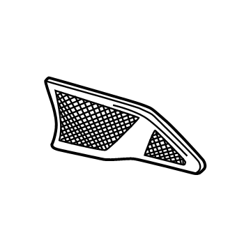 GM 26410184 Grille Assembly-Radio Front Side Door Speaker *Smokey Brushh 26410184 GM Grille Assembly-Radio Front Side Door Speaker *Smokey Brushh Illustration 1 of 1