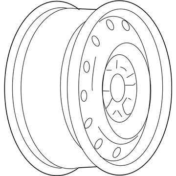 Buick 9596018 Wheel, Steel