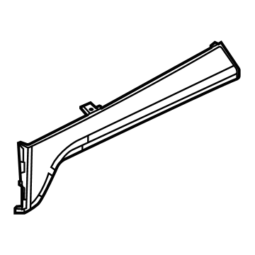 GM 84750416 Trim Pad, Black, Passenger Side 84750416 GM Trim Pad, Black, Passenger Side Illustration 1 of 1