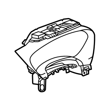 GM 84751385 Cluster Bezel, Jet Black 84751385 GM Cluster Bezel, Jet Black Illustration 1 of 1