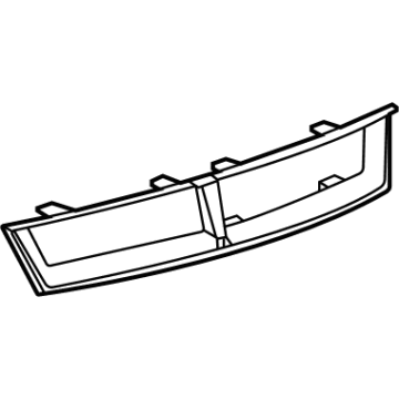 GM 84612380 Trim Plate 84612380 GM Trim Plate Illustration 1 of 1