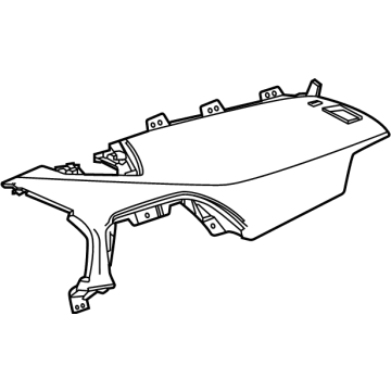 GM 84671631 Upper Trim Panel 84671631 GM Upper Trim Panel Illustration 1 of 1