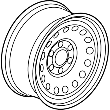 Chevy 9595221 Spare Wheel