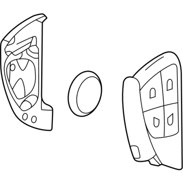 13514344 GM Transmitter Assembly-Remote Control Door Lock Illustration 1 of 1