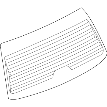 GM 15222745 Lift Gate Glass, Rear 15222745 GM Lift Gate Glass, Rear Illustration 1 of 1