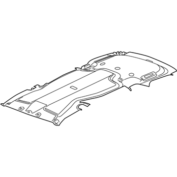 89024442 GM Headliner, Gray Illustration 1 of 1