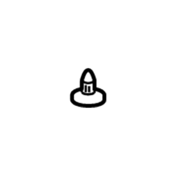 GM 15106473 Headliner Retainer 15106473 GM Headliner Retainer Illustration 1 of 1