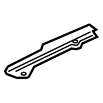 GM 39133423 Upper Weatherstrip, Rear Driver Side 39133423 GM Upper Weatherstrip, Rear Driver Side Illustration 1 of 1