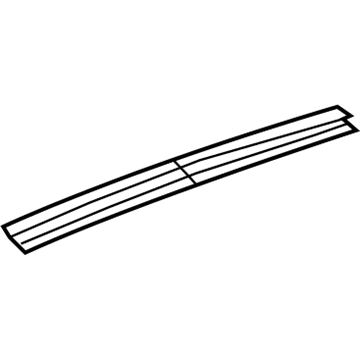GM 39112800 Upper Weatherstrip 39112800 GM Upper Weatherstrip Illustration 1 of 1
