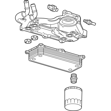 Chevy 12740654 Cooler Assembly