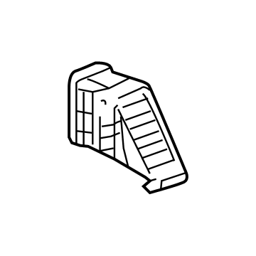 GM 42514220 Air Vent Grille, Driver Side 42514220 GM Air Vent Grille, Driver Side Illustration 1 of 1