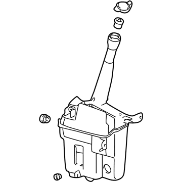 Pontiac Windshield Washer Fluid Reservoir - 88974670