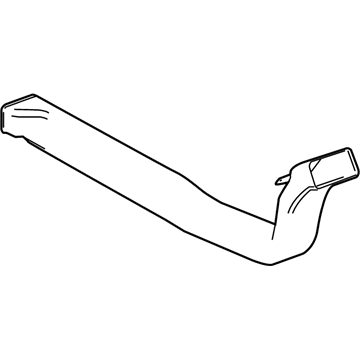 84555009 GM Rear Duct Illustration 1 of 1