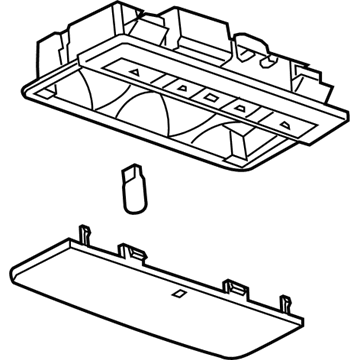 Buick 22856790 Reading Lamp Assembly