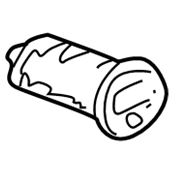 GM 12458177 Lock Cylinder 12458177 GM Lock Cylinder Illustration 1 of 1