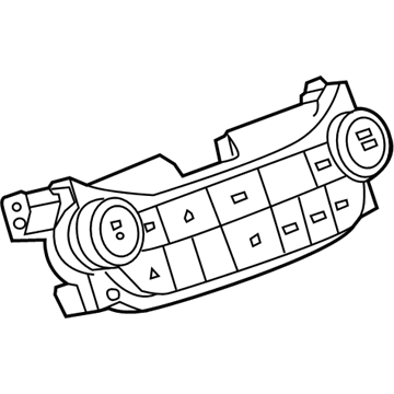 GM 23430059 Radio Control 23430059 GM Radio Control Illustration 1 of 1