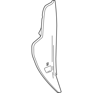 87829208 GM Side Cover, Passenger Side Illustration 1 of 1