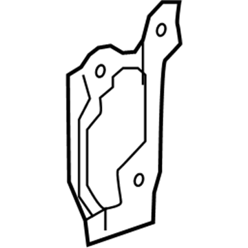 GM 23264559 Inner Bracket, Driver Side 23264559 GM Inner Bracket, Driver Side Illustration 1 of 1