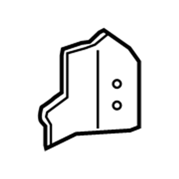 GM 22870688 Mount Plate, Driver Side 22870688 GM Mount Plate, Driver Side Illustration 1 of 1